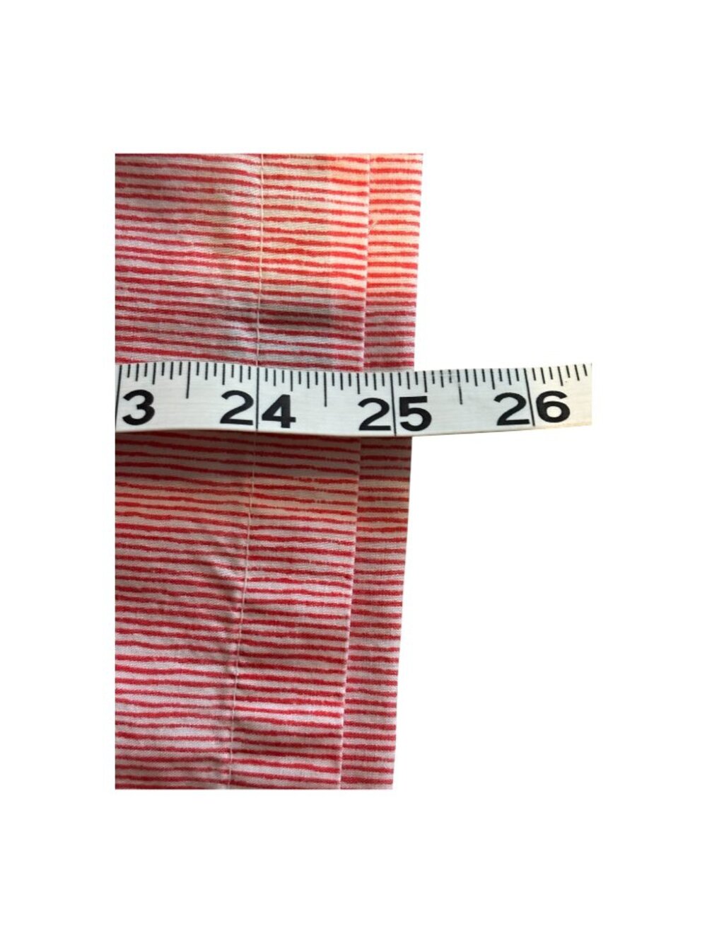 Marimekko by Dan River Twin Flat Sheet & Pillowcase Red White Stripe Vintage - Picture 9 of 12